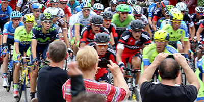 Tour de France � Toul, le 11 juillet 2014. 