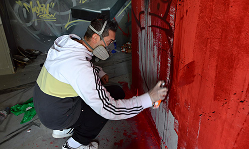 Artiste au travail par Jo�l. 