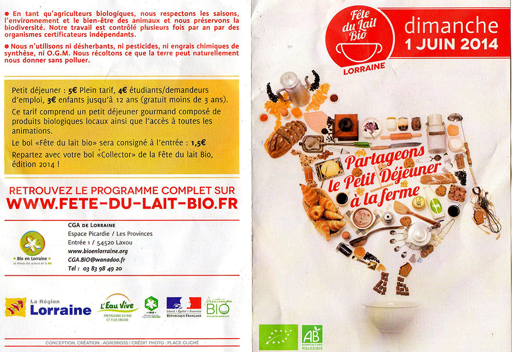 Petit d�jeuner � la ferme. 